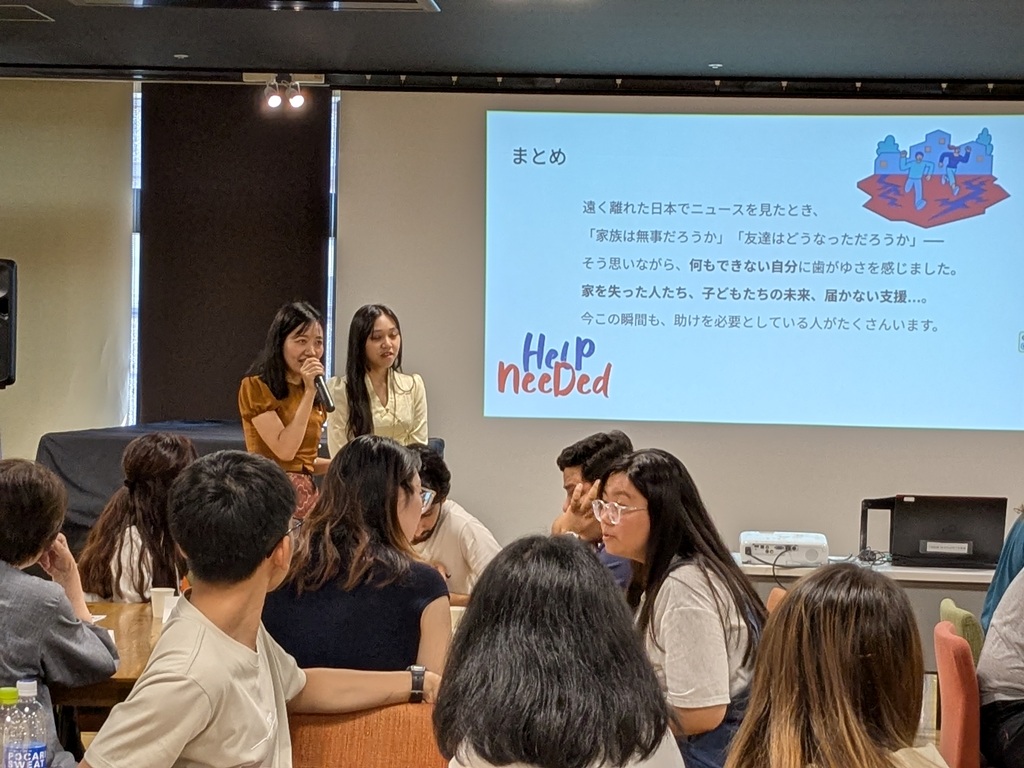 ミャンマーの留学生の地震報告