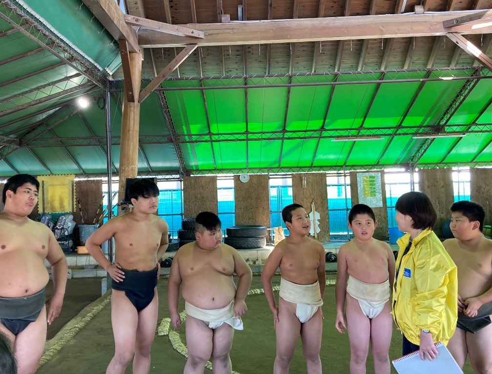 道場の子どもたちとの交流